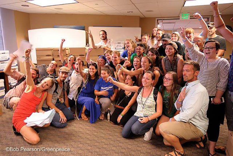 Delivering our petition signatures to the Colorado Secretary of State's Office (Photo: Bob Pearson)