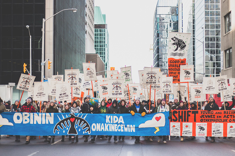 Marchers at Power Shift: Young & Rising