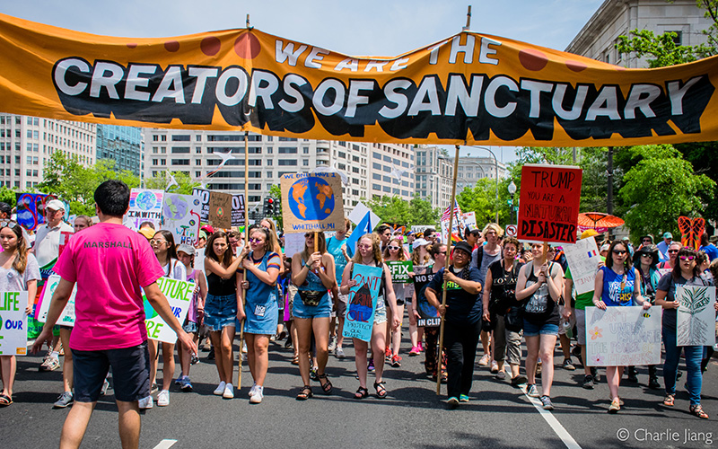 At the Peoples Climate March, diverse communities from across the country came together to demand a just future | Charlie Jiang